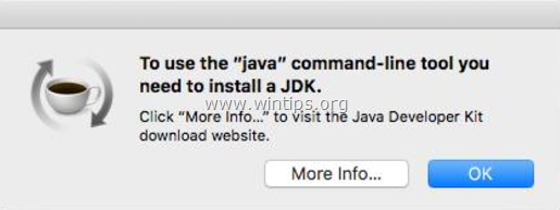 to use the java command line tool mac high sierra