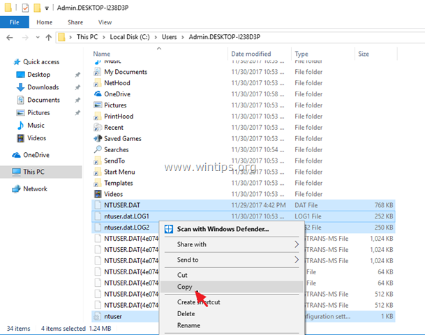 fix missing files after windows 10 update 1709