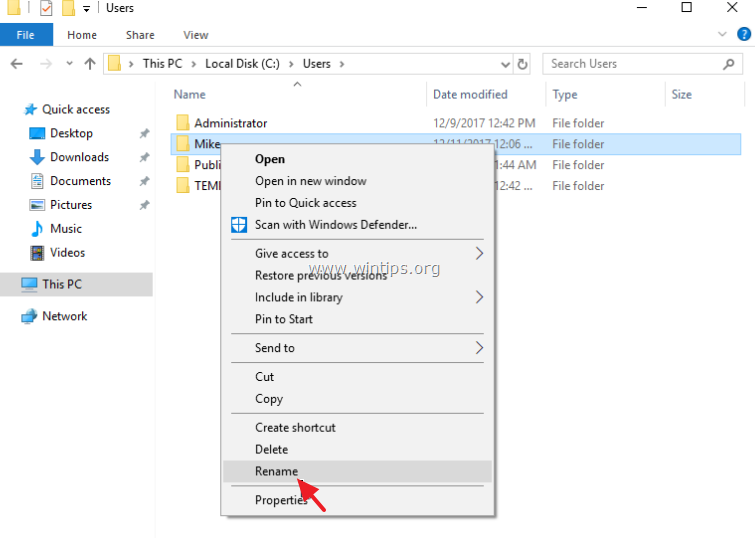 Description ru группа хранения профилей en folderprofiles. Windows переименовать папку пользователя. How to rename user folder Windows 10. Изменить папку профиля пользователя Windows. Rename user folders.