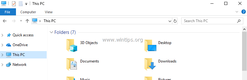 How To Remove Onedrive From Explorer Pane Wintips Org Windows Tips How Tos
