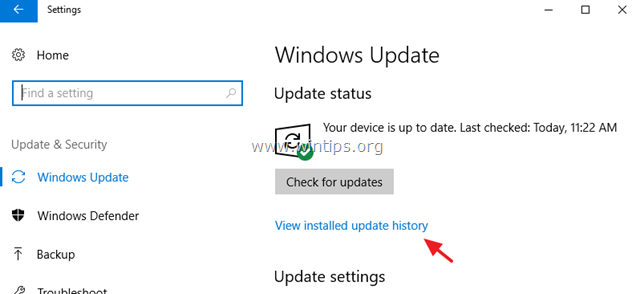 fix cannot update Windows 10 - device is at risk