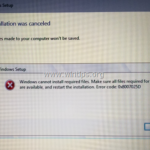 FIX: Error 0x8007025D Windows Setup Failed (Windows 10/8/7)
