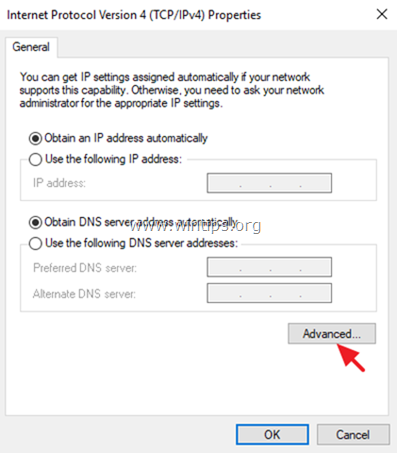 use the default gateway on the local network