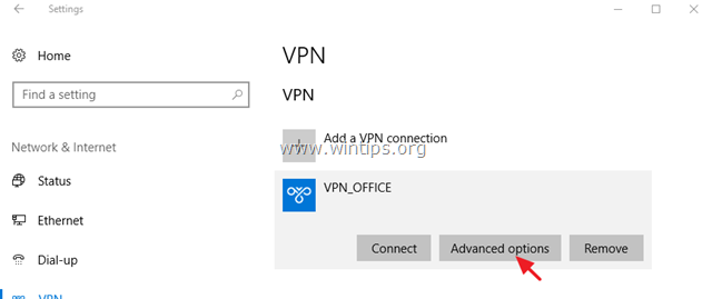 add vpn connection windows 10