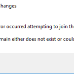 FIX: The Specified Domain Either Does Not Exist or Could Not Be Contacted (Solved)