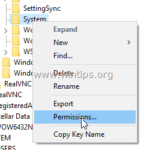 How to Take Ownership and Assign Full Permissions to a Registry Key.