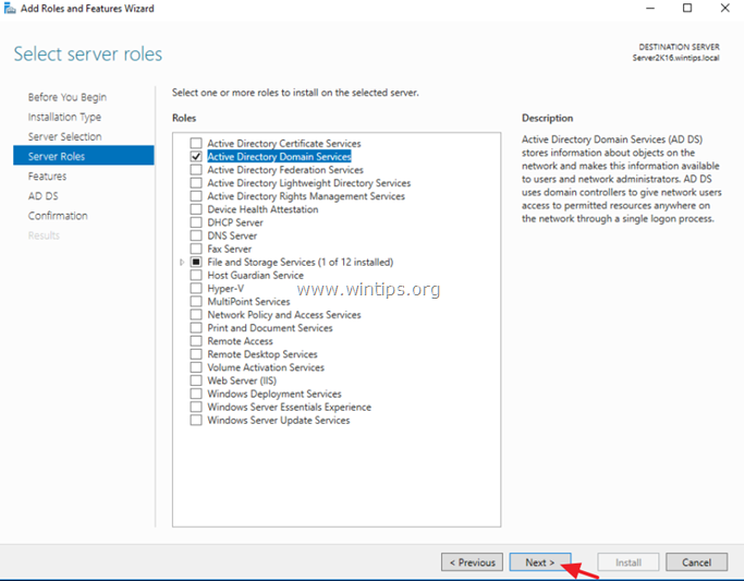 add active directory 2016 domain services