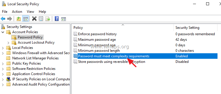 How To Disable Password Complexity Requirements On Server 2016