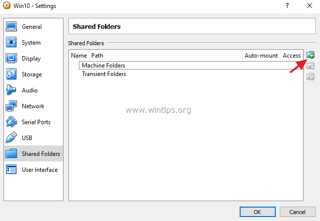 transfer files into virtualbox