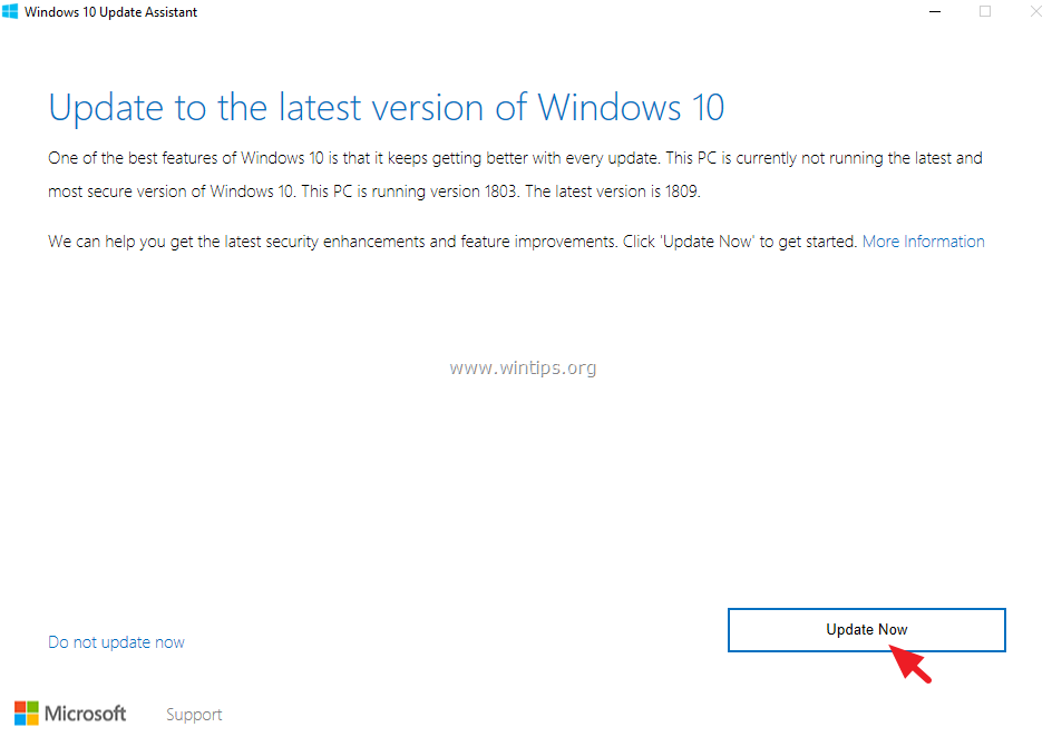 october update windows 10 1803