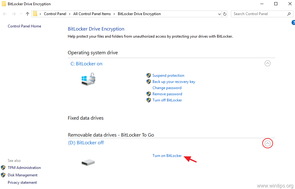 encrypt flash drive windows 10 for free
