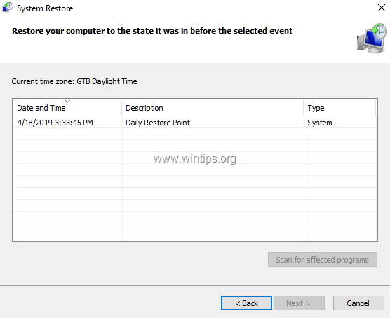 How To Automatic Create System Restore Points In Windows 10 Wintips