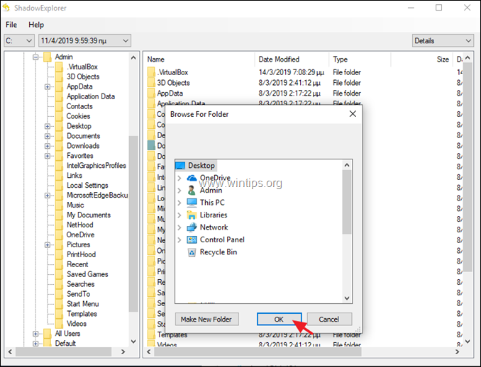 Windows 10 Restore Previous Versions - ShadowCopyView