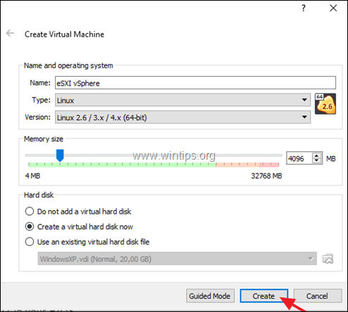 How to Install VMware ESXi 6.7 on VirtualBox.