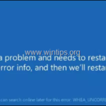 FIX: WHEA UNCORRECTABLE ERROR (0x00000124) in Windows 10.
