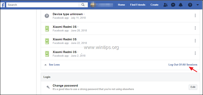 How to Logout from Facebook in Any Connected Device. 