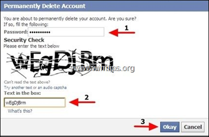 Facebook Account Delete