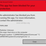 FIX: MMC.EXE This app has been blocked for your protection. (Solved)