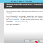 How to Install Microsoft Security Essentials on Server 2012/2012R2.