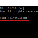 How to Enable Telnet Client in Windows 10.