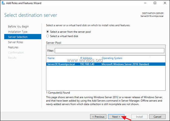How to Enable Telnet Client in Server 2012/2016/2019.