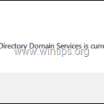 FIX: Active Directory Domain Services is Currently Unavailable when trying to Print in Windows 10/8/7 OS.