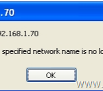 FIX: The specified network name is no longer available. (Solved)