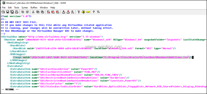 VirtualBox Cannot register the DVD image 'VBoxGuestAdditions.iso' 