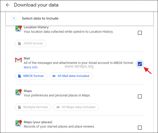 backup gmail messages