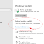 How to Download and Install the Windows 10 Feature Update 1909.