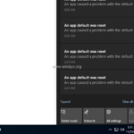 FIX: An app default was reset Notification error in Windows 10.