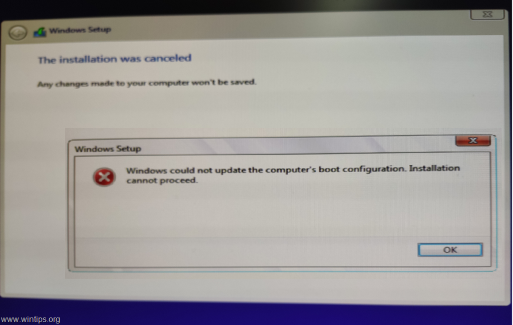 Frank Worthley Baleinwalvis Deter FIX: Windows could not update the computer's boot configuration. (Solved) -  wintips.org - Windows Tips & How-tos