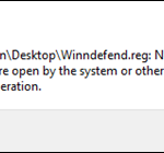 FIX: Cannot Import .REG file. Not all data was successfully written to the registry (Solved)