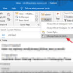 How to Change where Sent emails are stored for an IMAP account in Outlook 2016/2019.