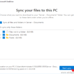 How to Synchronize SharePoint Documents with your Computer using OneDrive.