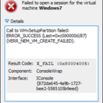 FIX VirtualBox Error: Call to WHvSetupPartition failed: ERROR_SUCCESS (Solved)
