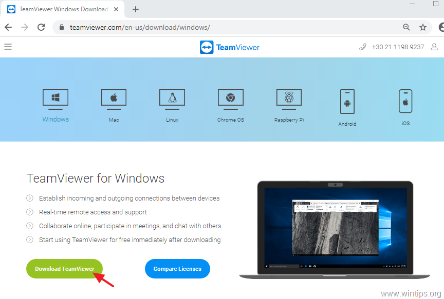 teamviewer remote control free download for windows 10