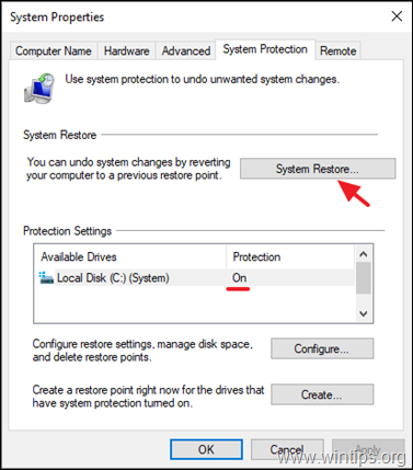 System Restore