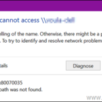 FIX: 0x80070035 – Network path was not found (Solved)