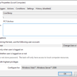 FIX: Scheduled Task Does Not Start At Logon of Any User or Runs in Background in Windows 10. (Solved)