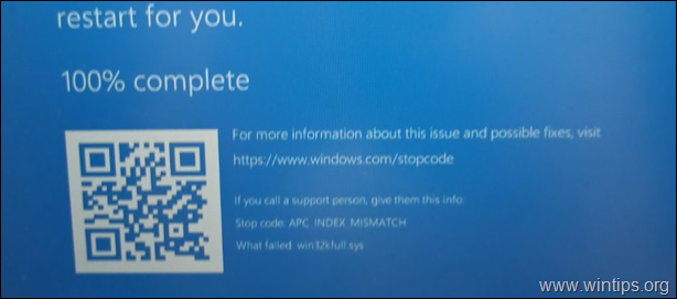 FIX: APC INDEX MISMATCH in win32kfull.sys on Windows 10 