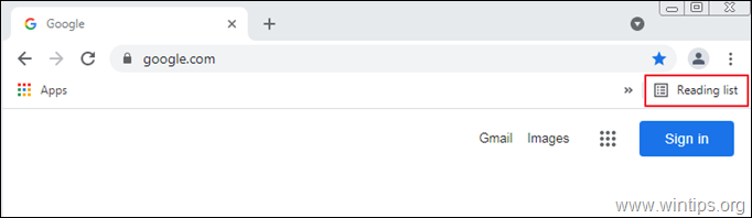 How to use Reading List Chrome