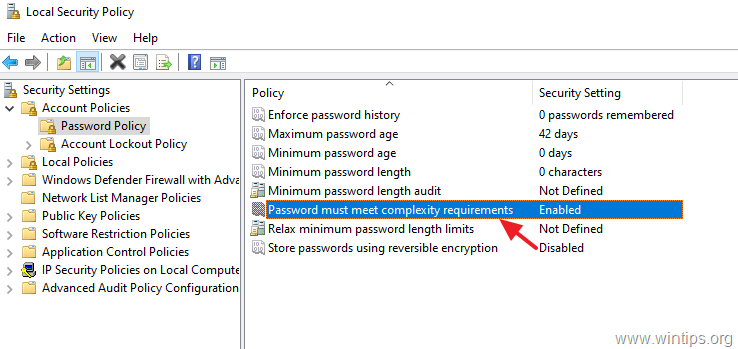 Password policy. Password must meet complexity requirements. Password must meet complexity requirements example.