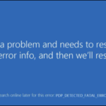 FIX: PNP_DETECTED_FATAL_ERROR on Windows 10.