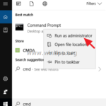 How to Run CMD as Administrator in Windows 10.