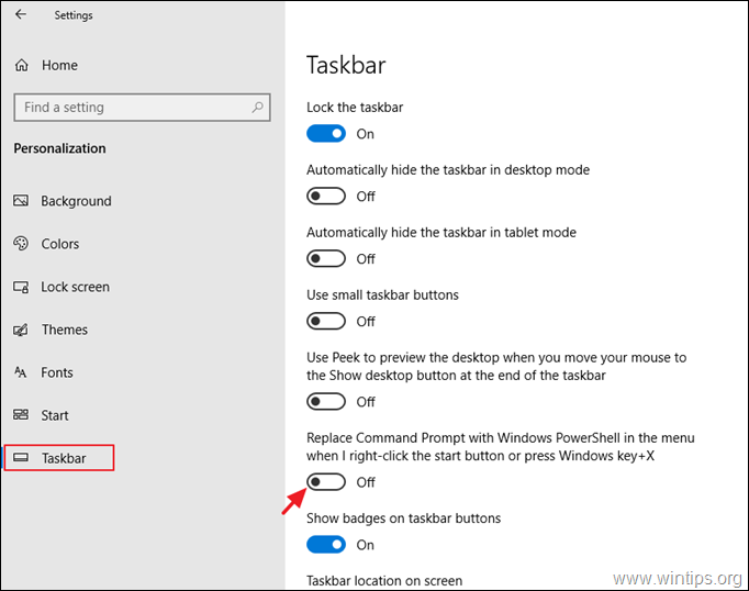 Enable the command prompt by right-clicking in the power user menus