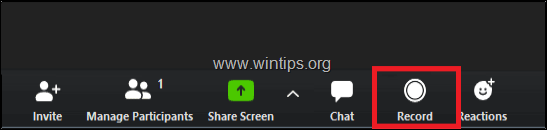 How to Record Zoom Meetings on Windows 10