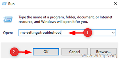 ms-settings:troubleshoot 
