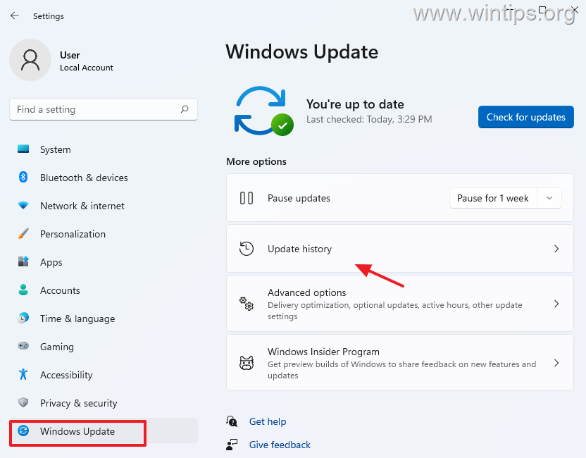 How to update windows 11