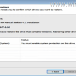 FIX: You must enable system protection on this drive in System Restore from WinRE.